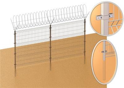 China Galvanized/PVC schweißte des Zaun-Maschendrahts des Drahtzaun-Gartenzauns 3d schützenden Zaun geschweißten schützenden schützenden Zaun zu verkaufen