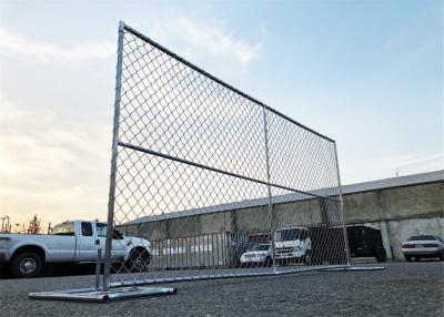 중국 6'x12'  New Cyclone Chain Link Temporary Fence Panels  Mesh 57mm x 57mm Diameter 2.70mm 판매용