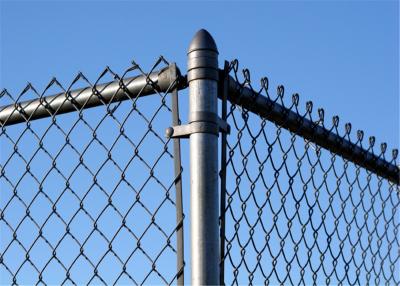 Китай 9 Gauge Wire Green Vinyl Chain Link Fence Fabric Residential chain link fence продается