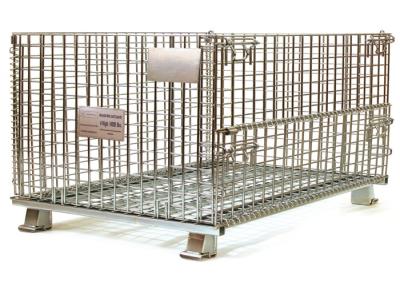 China Collapsible wire mesh containers zu verkaufen