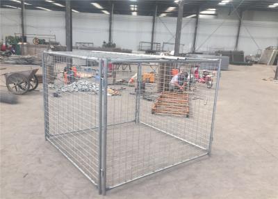 Cina 1500mm x 2000mm x 2000mm large size rubbish cage hot dipped galvanized rubbish cage contain in vendita