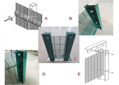 Chine 358 anti climb security fence/anti climb security fence/anti climb fence à vendre