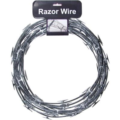 China Concertina Razor Barbed Wire Price/Hot Dipped Galvanized Razor Wire zu verkaufen