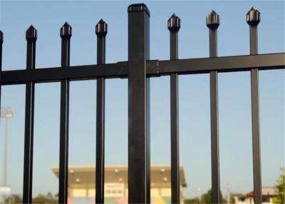 China Flat Top Garrison Security Fencing panels, steel tubular fencing panels 2.1mx2.4m à venda