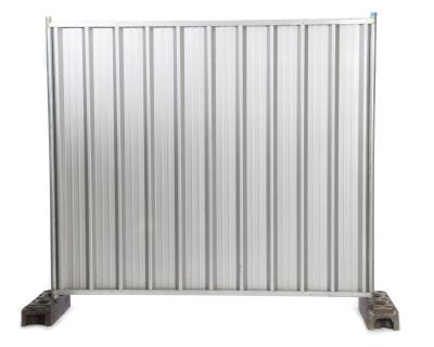 China Color Bond Steel Temporary Hoarding for sale