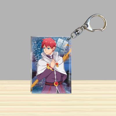 China Acrylic Key Chain Mirror Figure Stand Decorations for Christmas Custom Flip G Charms Quicksand Wholesale Acrylic Anime Standee Gifts Anime Fans for sale