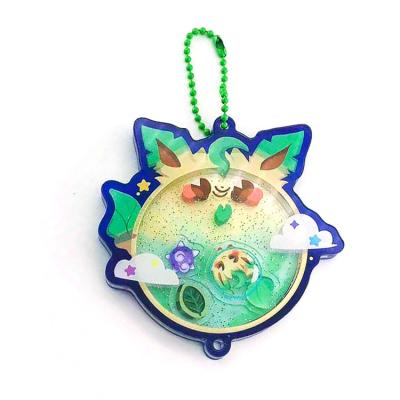 China Japan Key Holder Acrylic Key Chain Custom UV Offset Clearly Printed Hologram Anime Christmas Gifts Wholesale Kawaii Key Chain for sale