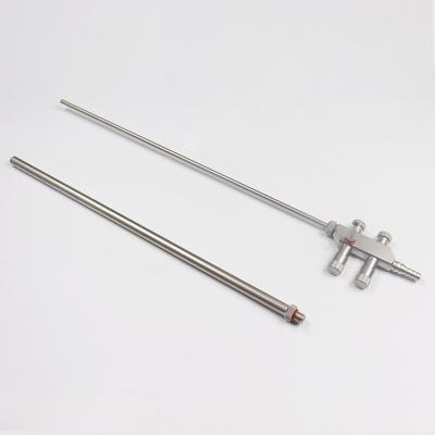 China Reusable laparoscopic metal suction irrigation tube with three channel stainless steel surgery instruments for sale