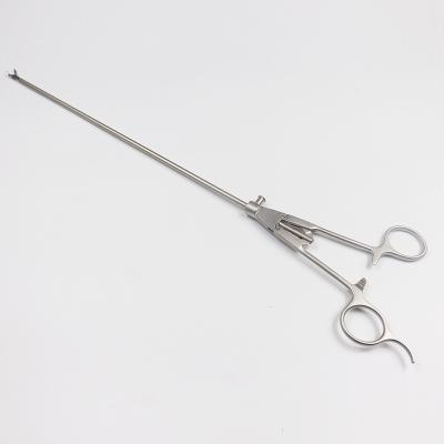 China Reusable Laparoscopic Metal Needle Holder O Type With Curved And Straight Tip Professional Laparoscopic Surgery Instruments for sale