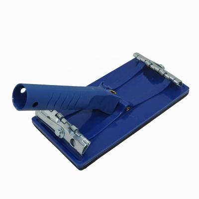 China Professional Plastic High Efficiency Handle Drywall Hand Sander, Abrasive Sanding Block with EVA Baseplate for sale