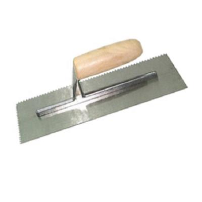 China SQUARE Handle Wood Trowel With V Notched for sale