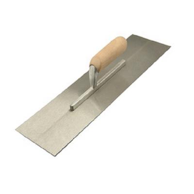 China Carbon Steel SQUARE Trowel With Wood Handle, Drywall And Plastering Tools Spatula Concrete Construction Tool for sale