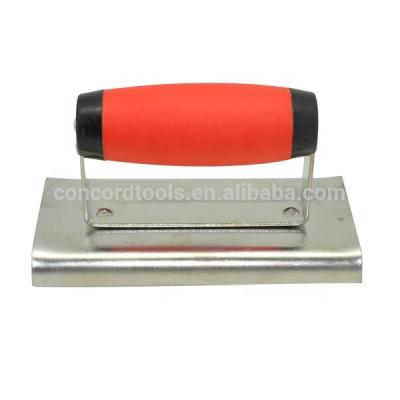 China Applicable To Trowel Wall And Bonding Tile Soft Blade Grip Galvanized Edger Plaster Trowel Cement Tools for sale