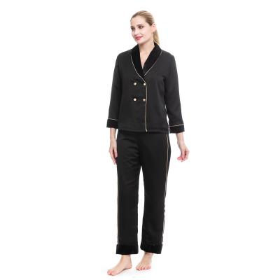 China Supply Breathable Polyester Manufacturer 100% Cost Effective Winter Women Pajamas for sale