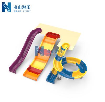 China Outdoor water park kids fiberglass slide equipmentin water park for sale for sale