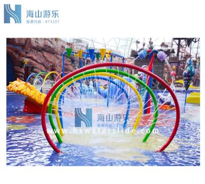 China Customized water play equipment manufacturer for fiberglass games use in aqua park for sale