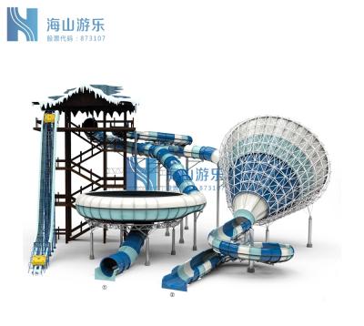 China Good Quality Water Park Fiberglass Slide In Aqua Park Supply Water Park Design for sale