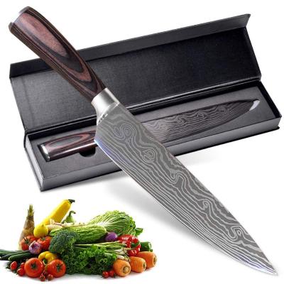 China Yangjiang High Quality Damascus Disposable Eternal Star Forged Knife Chef for sale