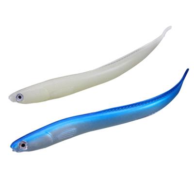 China Outdoor Sports 6.3g Luminous Soft Fishing Tackle Fishing Activity 14cm Lure Soft Bait Fishing Lure for sale