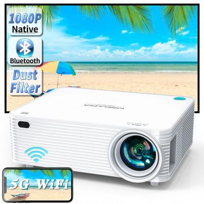 China WISELAZER 1080P Pico WiFi Projector With HD Movie Remote Control Home LED Professional Smart Portable Projector for sale