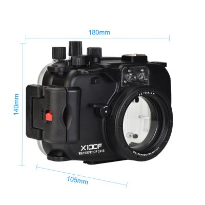 China Shenzhen X100F Seafrogs Underwater PC Diving PC Case 40M Housing For Fujifilm X100F Camera for sale