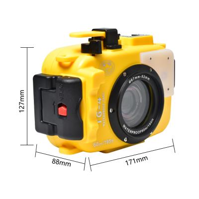 China Seafrogs TG-4 60m PC Camera Housing Underwater Diving Waterproof Diving Case for OLYMPE TG4 Camera for sale