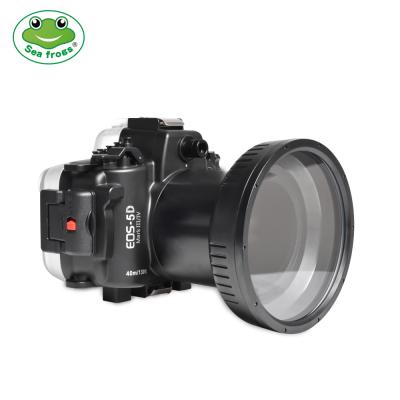 China Professional Stabilizer Seafrogs Camera Housing Waterproof Camera Case Cover Hard Case For Canon 5D Mark III-IV 100mm for sale