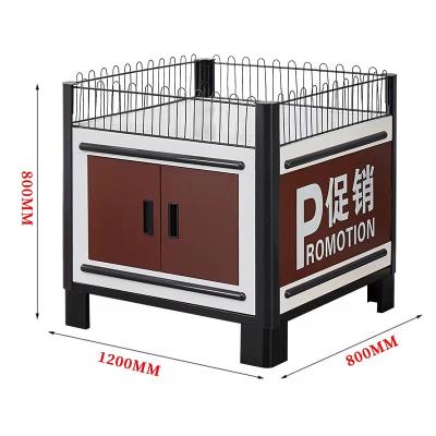 China Corrosion protection HT hot sale promotion table/portable steel promotion counter/promotion desk for sale