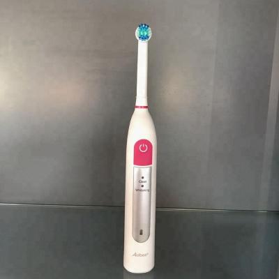 China Battery operated smart radio electric rechargeable toothbrush with soft dupont bristles for sale