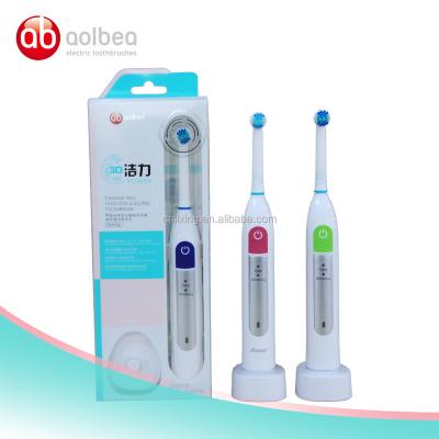 China 2019 Brush Head Electric Toothbrush Kit Oral Brush Rechargeable Oscillating Rotary Toothbrush ALB-910-2 for sale