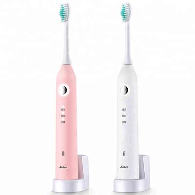 China AOLBEA Fasctory Battery Operated Adult Sonic Toothbrush With Osillating Replaceable Brush Heads for sale