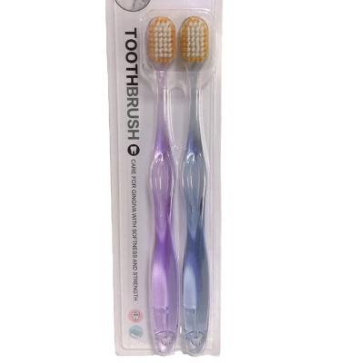 China 2020 NEW Adults Manual Toothbrush Disposable Disposable Brushes With Soft PBT Bristles for sale