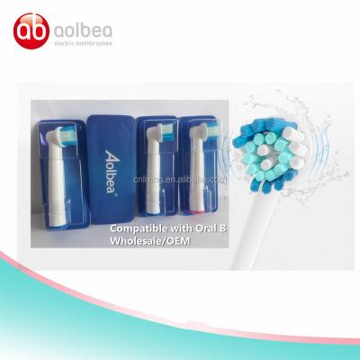 China Oral Clean Brush Replacement Head Cleaning /sensitive/massage/polishing Toothbrush Heads 4 Packs for sale