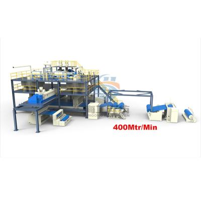 China Factory PP Sms Nonwoven Nonwoven Machine Thermal Bonded Production Line , Spunbond Spunlace Nonwoven Fabric Making Machine for sale