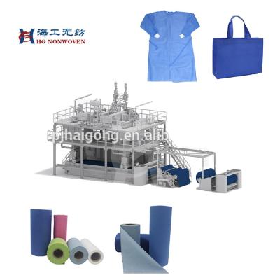 China Factory High Accuracy Laminating Smms Spunmelt Nonwoven Fabric Making Machine for sale