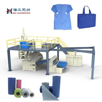 China Factory Automatic Laminating Smms Spunmelt Nonwoven Fabric Making Machine for sale