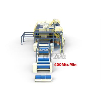 China Factory 1600-3200mm Production Line Meltblown Non Woven Fabric Making Machine for sale