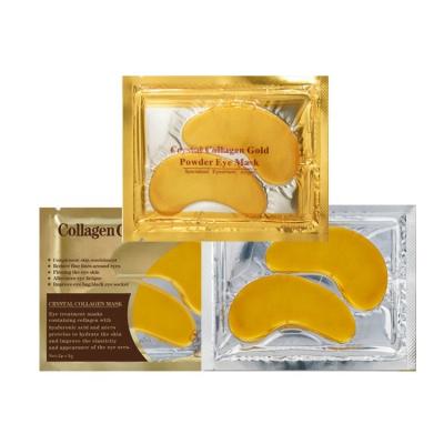 China Anti-Puffiness 24k Gold Collagen Skin Care Eye Pads OEM Custom Under Eye Gel Mask Private Label Cosmetics Gel Sheet Mask eye for sale