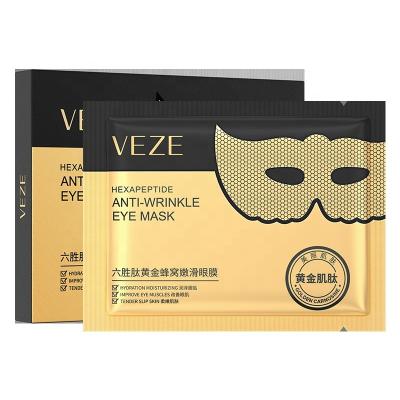 China Wholesale Anti-Puffiness Eye Pads 24k Gold Crystal Collagen Remove Dark Circles and Wrinkles Eye Mask OEM Private Label Face Care Eye Mask for sale