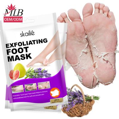 China Wholesale OEM ODM Custom Foot Skin Care Products Skin Care Mask Exfoliation Korean Foot Covers Private Label Foot Mask for sale