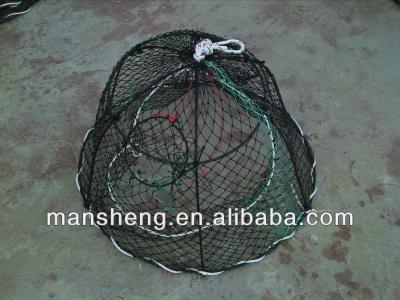 China Plastic Coated Steel Crab Trap Crab Trap for sale