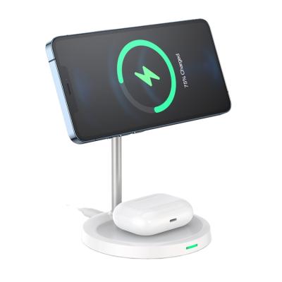 China Magesafe new product high quality new mag two-in-one wireless charger kit for iPhone 12 for sale