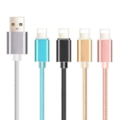 China Fast Speed ​​Charging High Quality Nylon Braided Cable For USB Charger Data USB Fast Charging Cable For Mobile Phones for sale