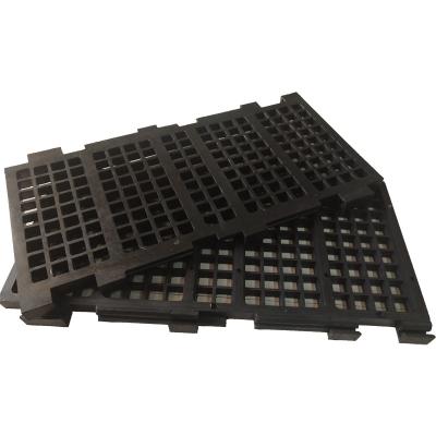 China Mining Rubber Screen Plate Apply To Coal Buildup Industry for sale