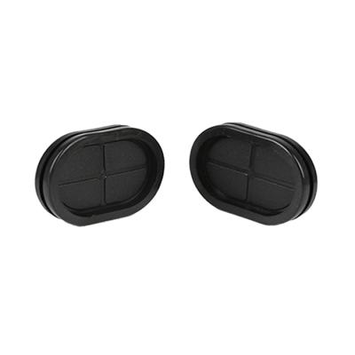 China Black Oval Grommet Wire Protection Rubber Grommet /Cable Retention Rubber Glands for sale