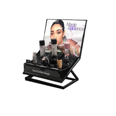 China Acrylic Airless Cosmetic Bottle Promotion Countertop Stand for Retail Shops' Displays for sale