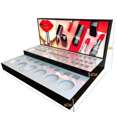 China Store Display Functie Lipstick Display Stand Custom gegraveerd logo en acryl materiaal Te koop