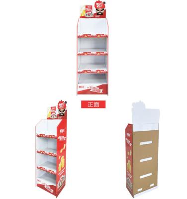 China Werbekartonflaschenverpackung mit individuellem Logo und Display-Stand zu verkaufen