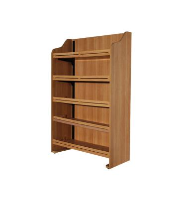 China Custom Logo Wooden End Cap Display Rack Shelving for Product Display in Retail Shops for sale