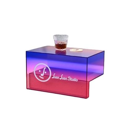 China Custom Acrylic Parts Colorful Desktop Table Logo Sign for Customized Store Display for sale